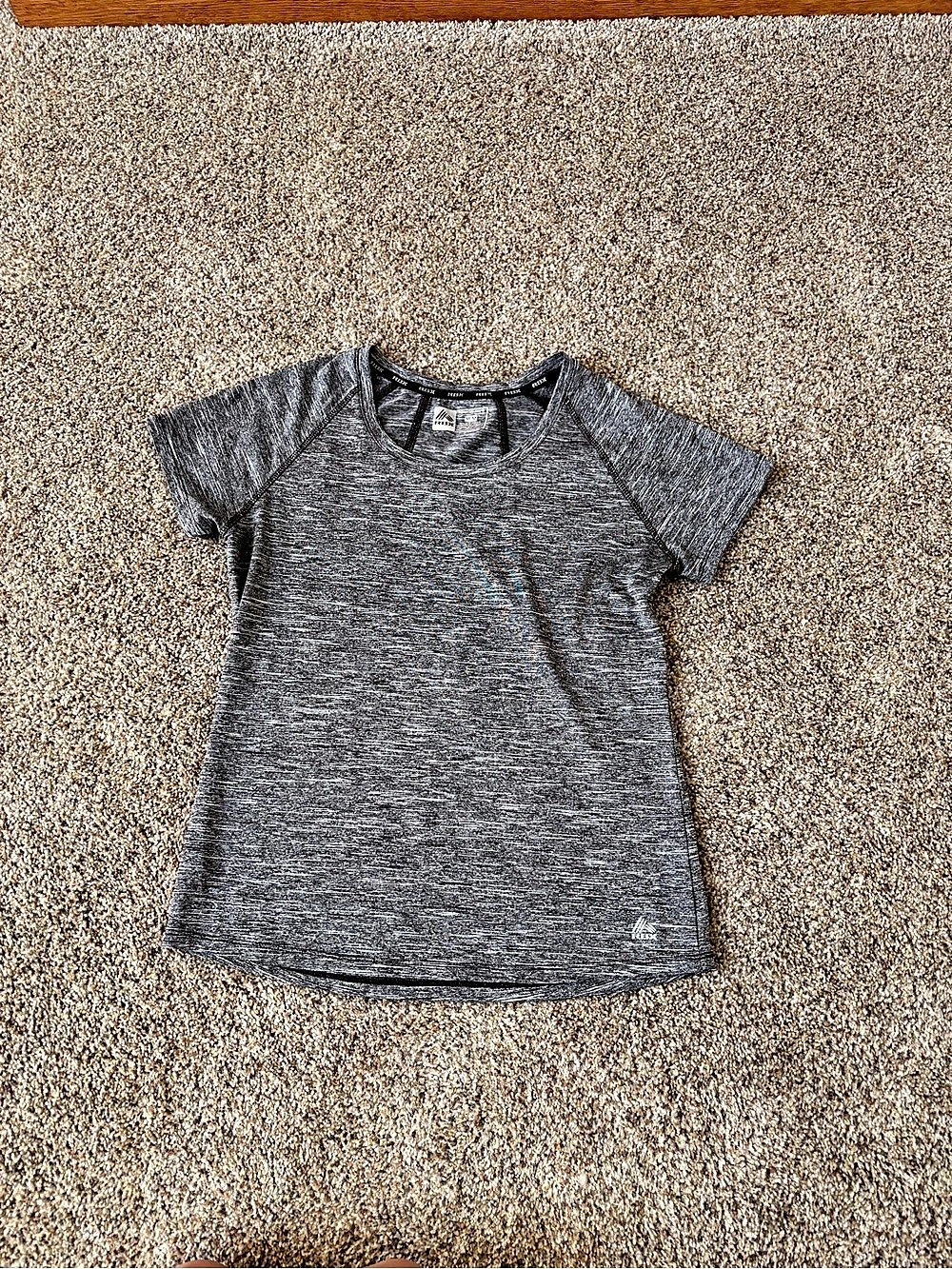 RBX Active Women's Space Dye Short Sleeve Performance Tee Performance Tee Gray